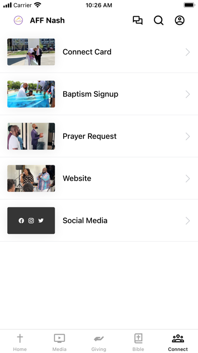 Abundant Faith Fellowship Screenshot