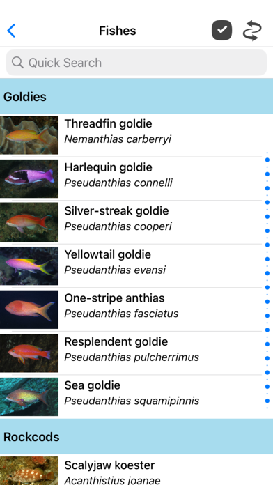 Screenshot #2 pour Coastal Fishes