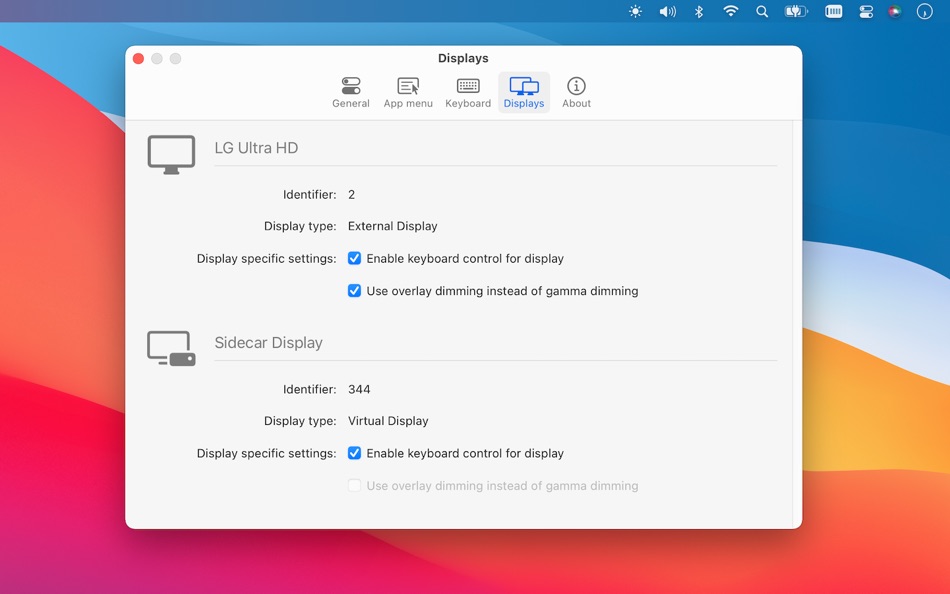 #6. MonitorControl Lite (macOS) 由: Kodeon Software Korlatolt Felelossegu Tarsasag