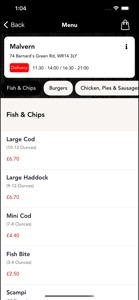 Barnards Green Fish Bar screenshot #2 for iPhone