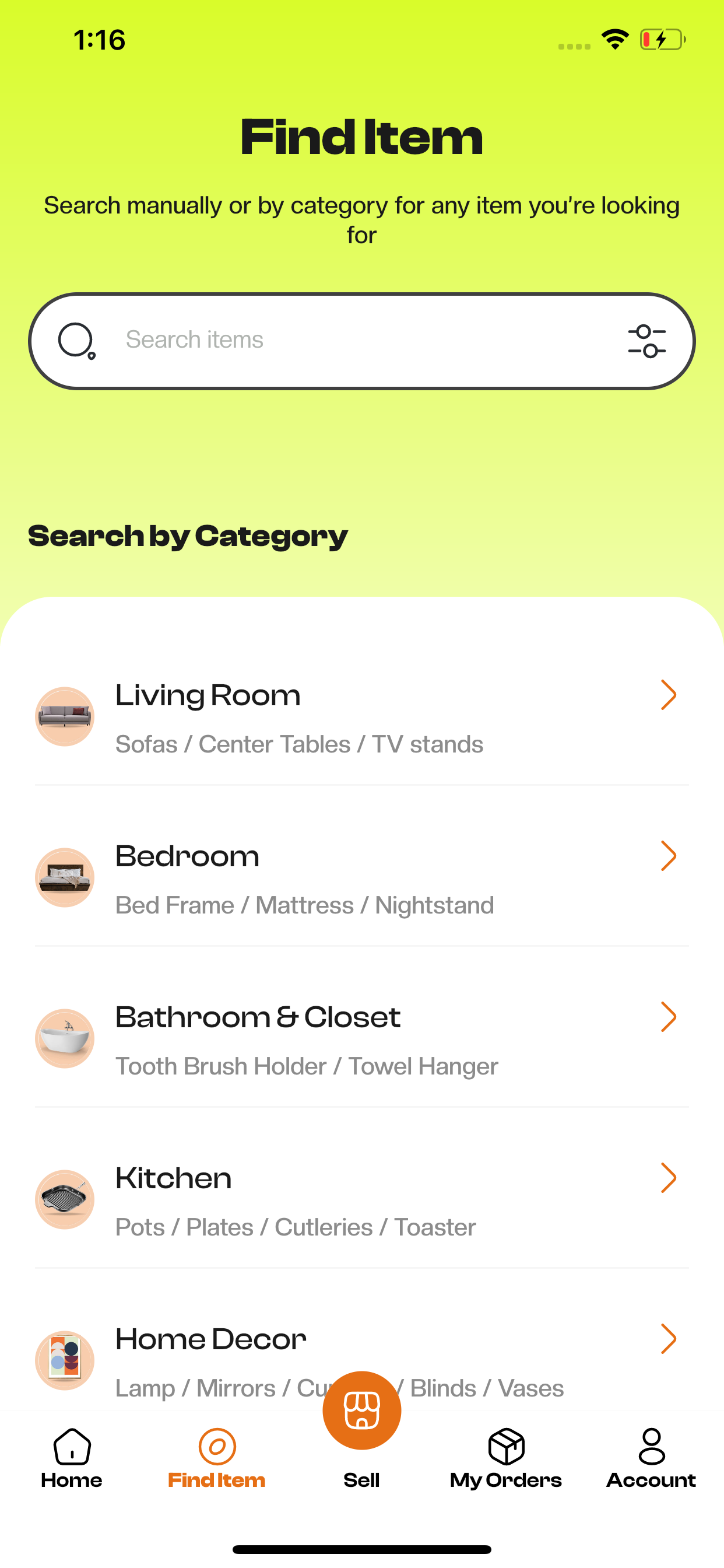 Declutters App