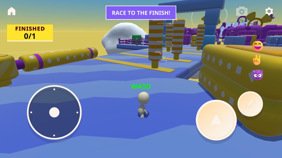 #3. WASD Sandbox (iOS) By: Gamejam Co.
