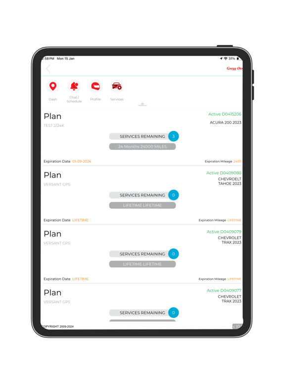 App screenshot