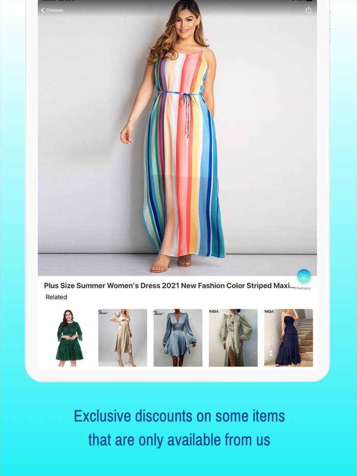 Plus size clothing and dresses