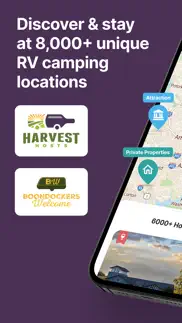 harvest hosts - rv camping iphone screenshot 1