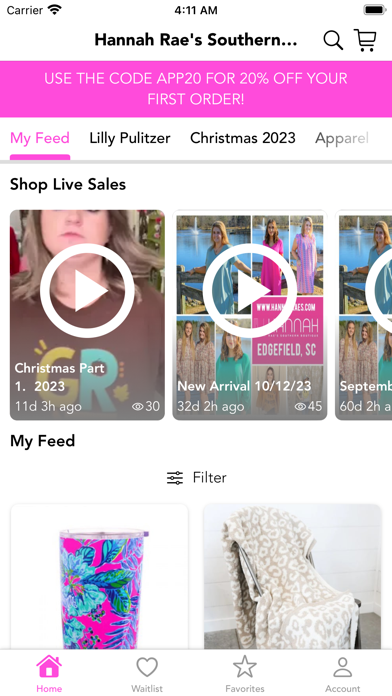 Hannah Rae's Southern Boutique Screenshot