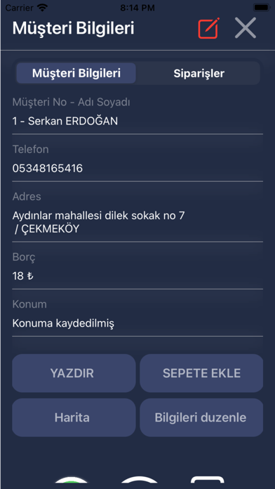 Halı Yıkama Programı Screenshot