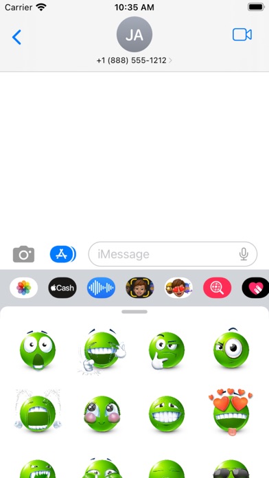Green Emoji Screenshot