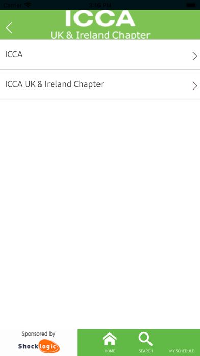 ICCA UK & IRELAND Screenshot