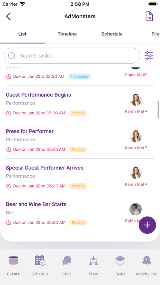 #3. Run of show (iOS) 由: runofshowapp