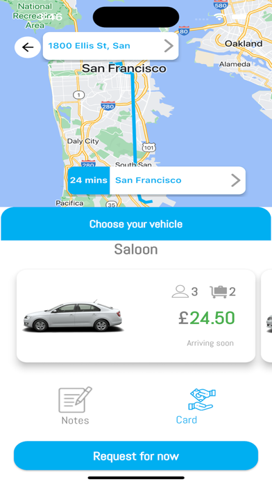 MMA Transfer local?cab?service Screenshot