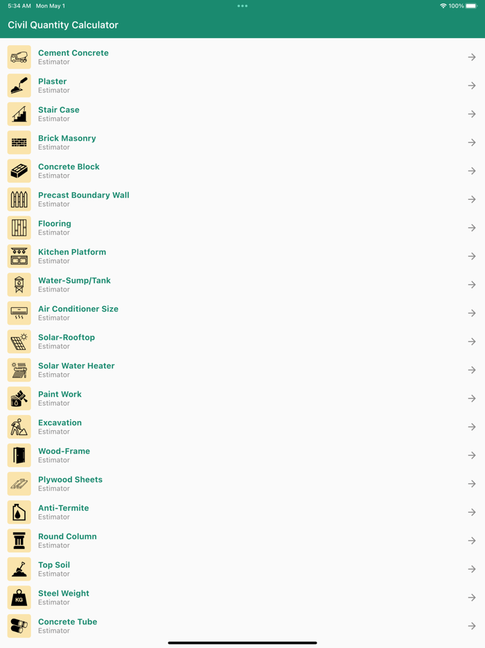 All Construction Calculators