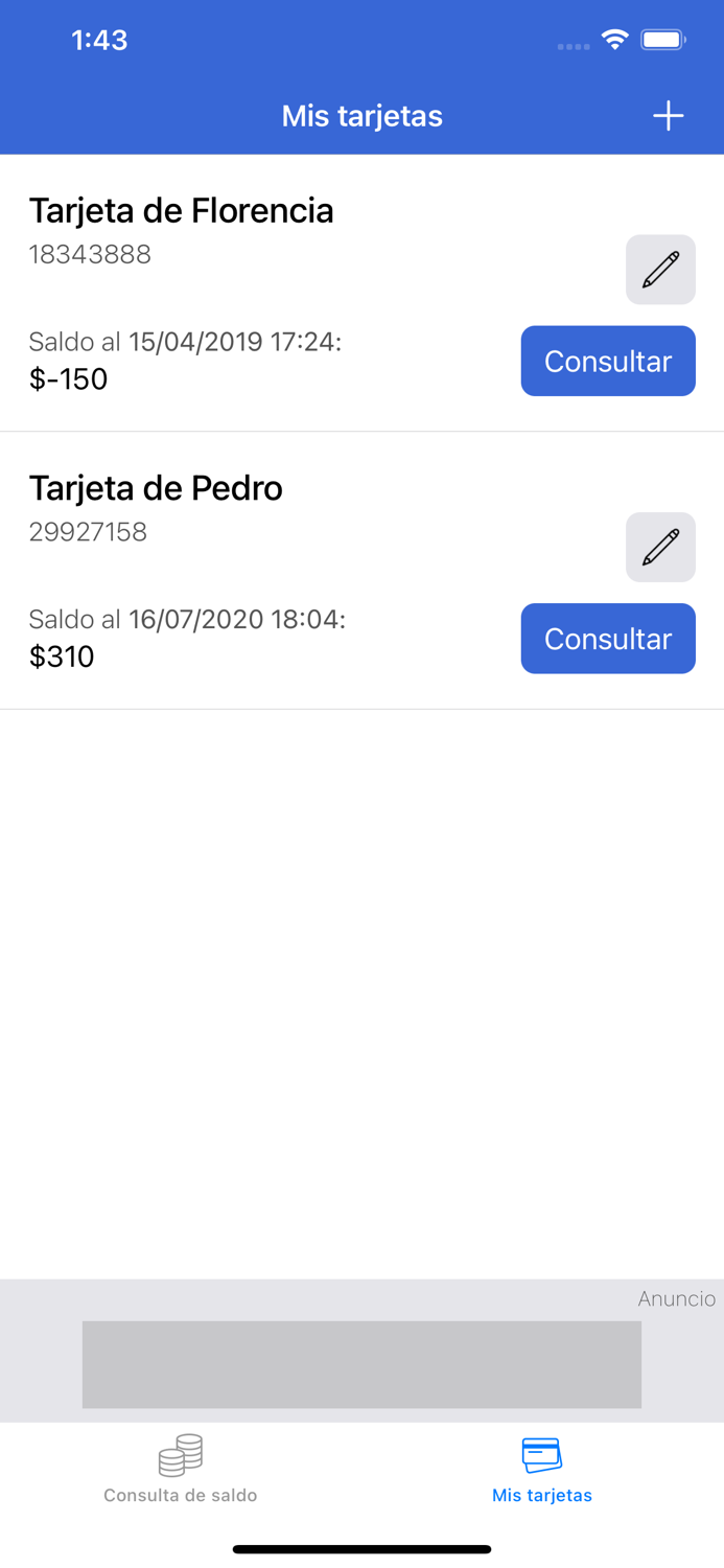 Saldo Metro and Bus Santiago