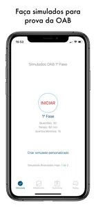 Simulado OAB - Prova e teste screenshot #1 for iPhone