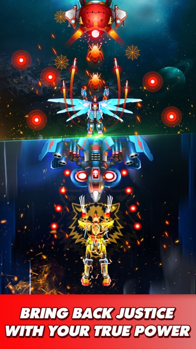 Thunder Fighter Superhero Game Screenshot