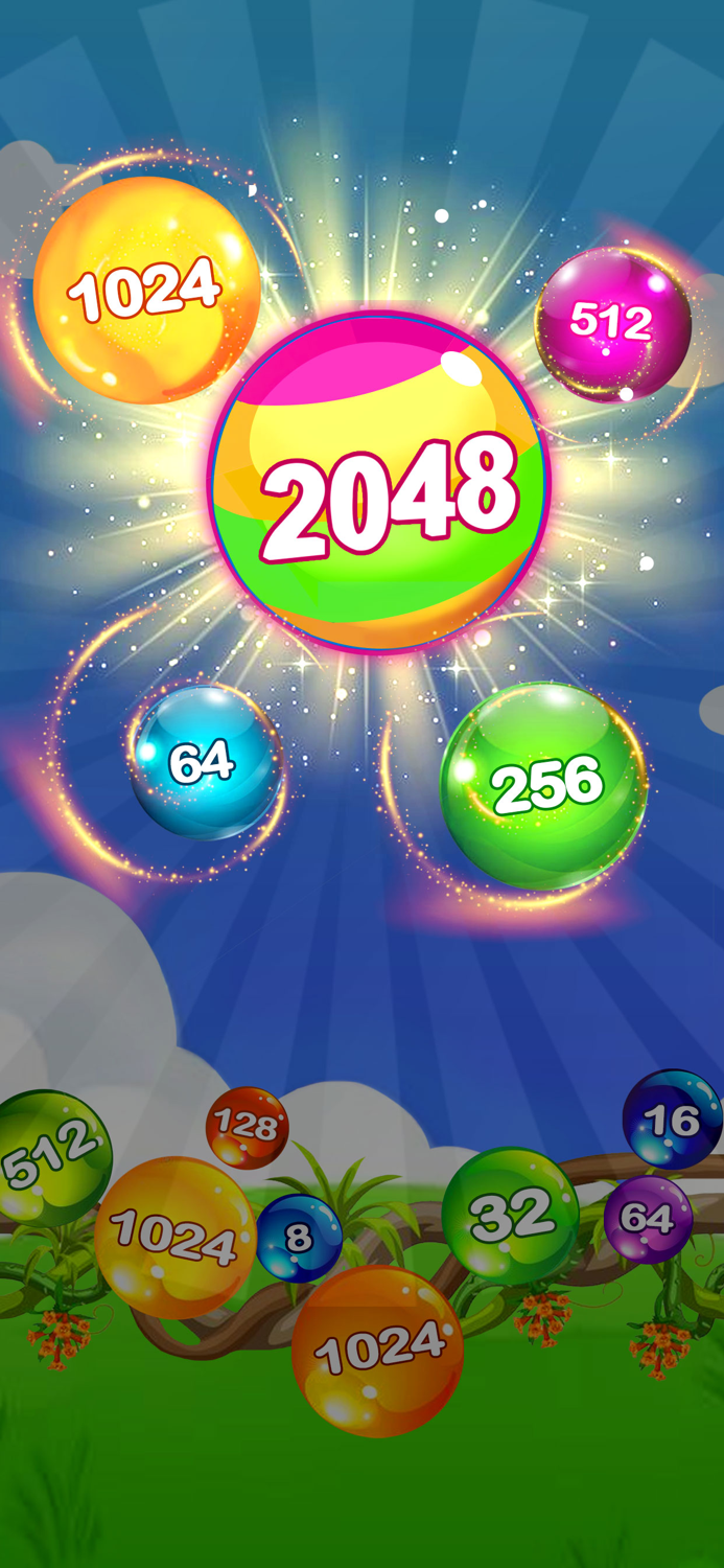 Crazy Bubble Ball Puzzle Games