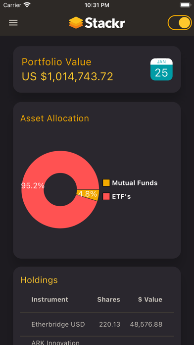 Stackr Invest Screenshot