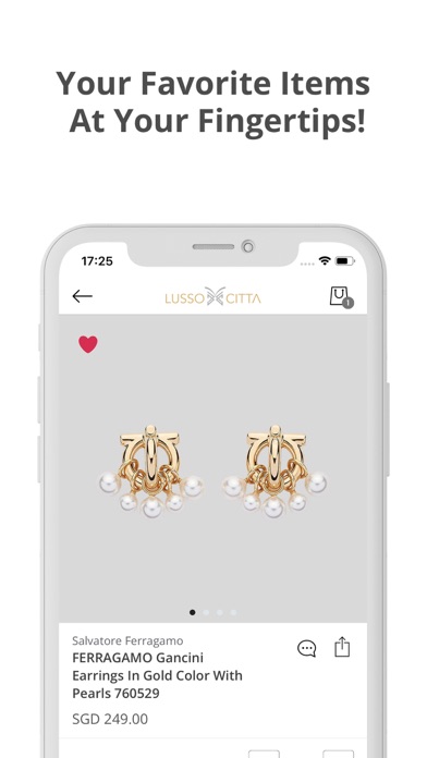LussoCitta Boutique Screenshot