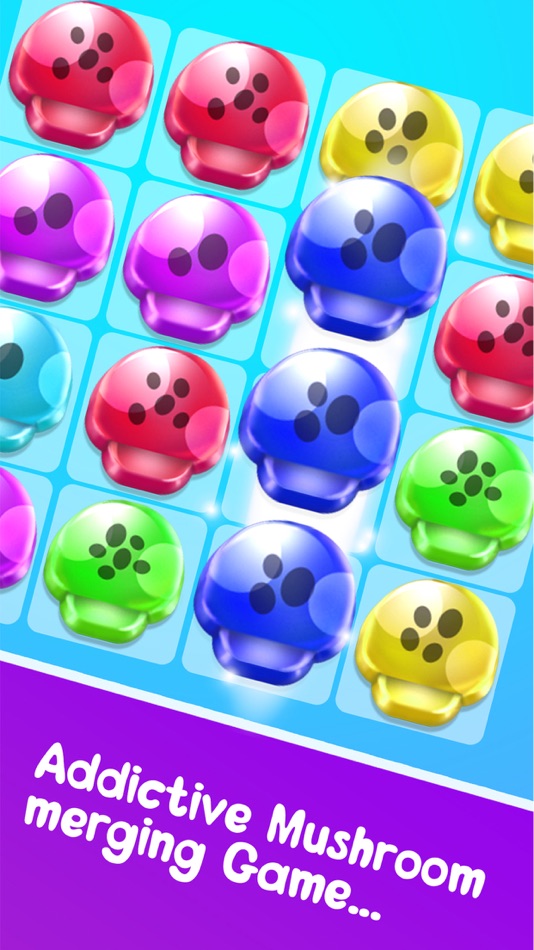 #4. Mushroom Merge Puzzle (iOS) By: Huda Majeed