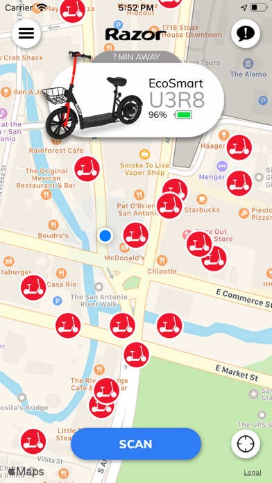 Blue Duck Scooter Screenshot