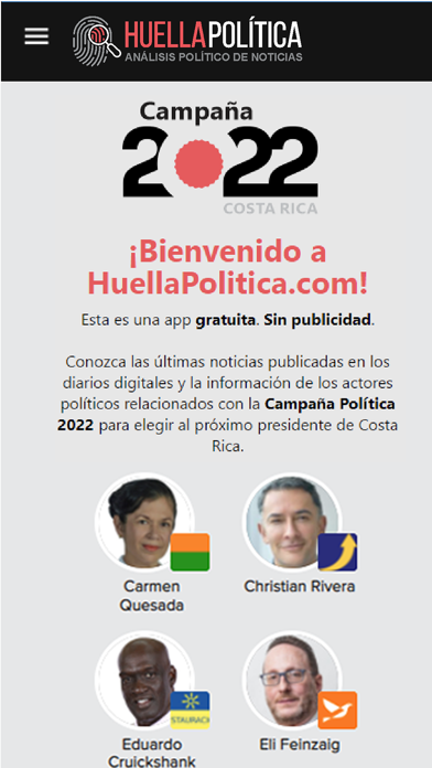 Huella Politica Screenshot