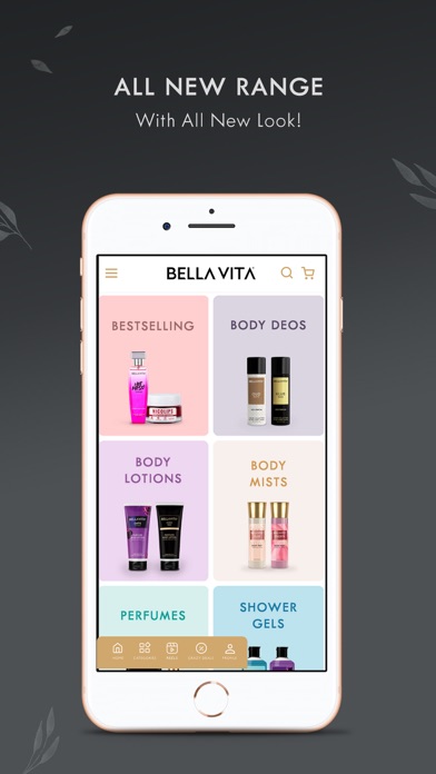 BELLAVITA Online Shopping App Screenshot