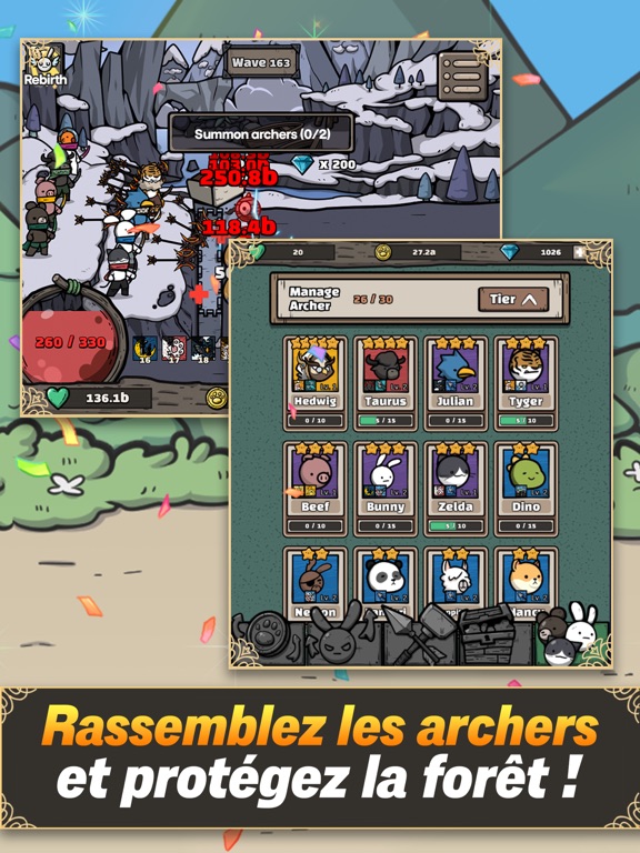 Screenshot #5 pour Forêt d'Archer : Défense Idle