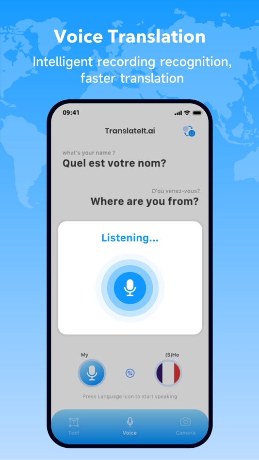 #1. TranslateIt.ai Voice Translate (iOS) 由: GMS TECHNOLOGY SDN BHD