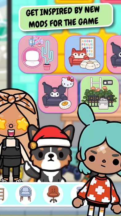 Mods & Furniture Toca World Screenshot
