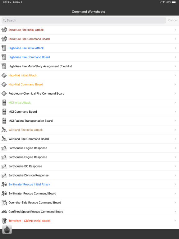 FireSync Ops iPad screenshot 8 - Productivity app