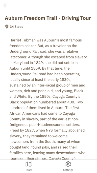 Tubman’s UGRR - Cayuga County Screenshot