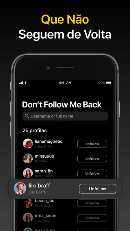 Followers Tracker - Reports screenshot 2 of 6