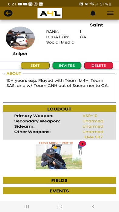 Airsoft 4 Life (A4L) Screenshot 1 - AppWisp.com Airsoft 4 Life (A4L) Screenshot 1 - AppWisp.com