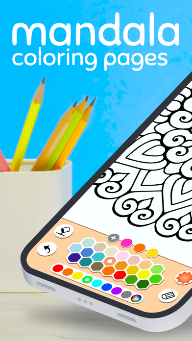 Mandala Coloring Pages Game Screenshot