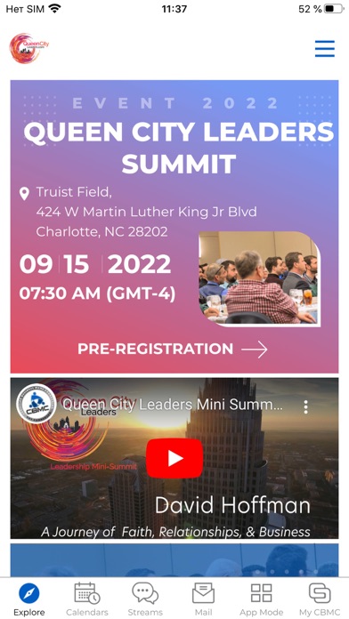 CBMC Queen City Leaders Screenshot