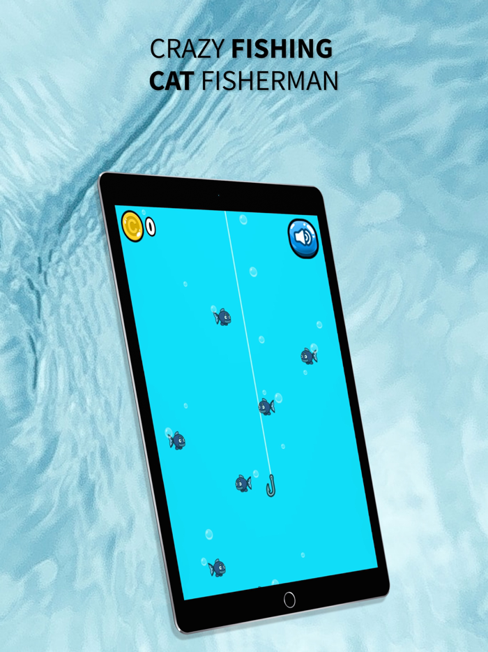 Crazy Fishing - Cat Fisherman