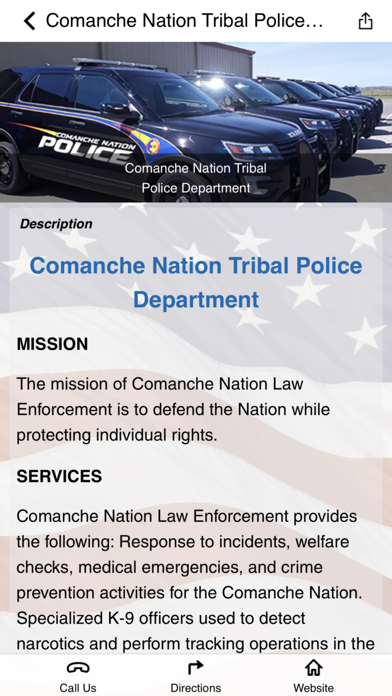 Comanche Nation Tribal PD Screenshot