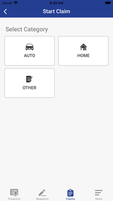 MyTanner Insurance Screenshot
