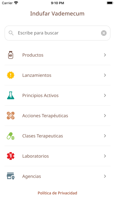 Indufar Vademécum Screenshot