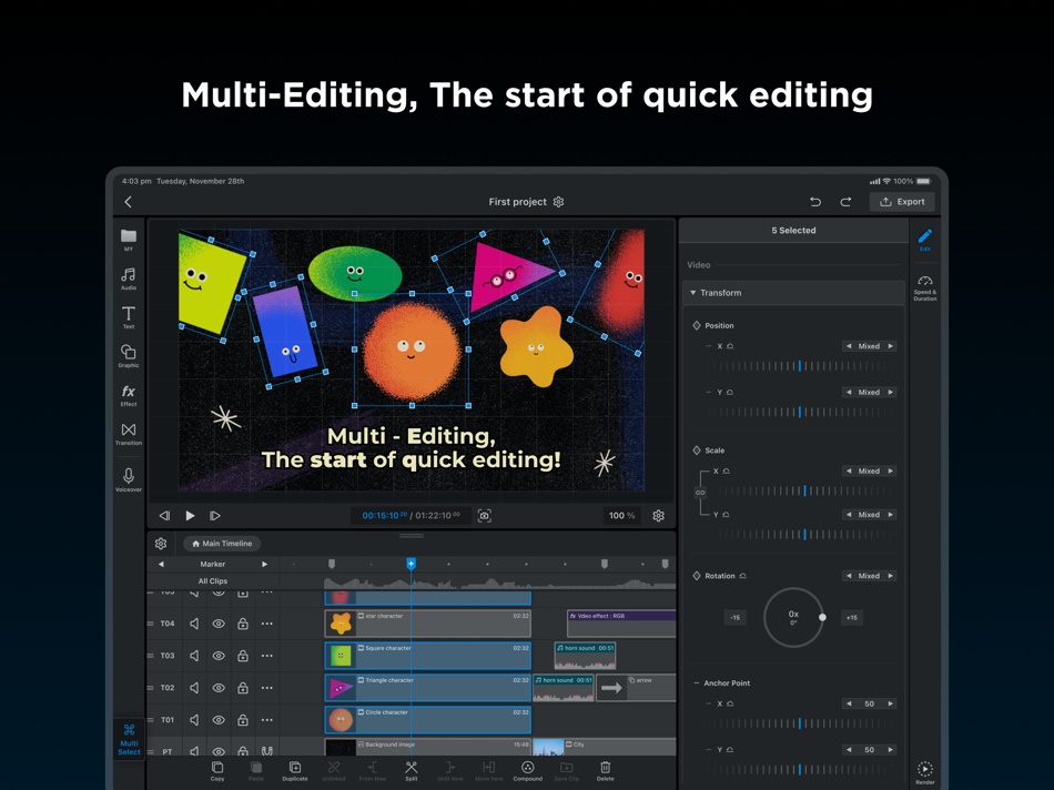 #6. WEILO - My Last Video Editor (iOS) بواسطة: vimosoft