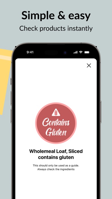 Gluten Free Scanner Screenshot