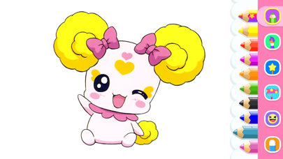 Glitter Force Coloring Book Screenshot