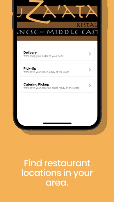 Au Za'atar Restaurant Screenshot