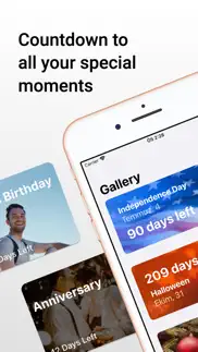 countdown • event day widgets iphone screenshot 1