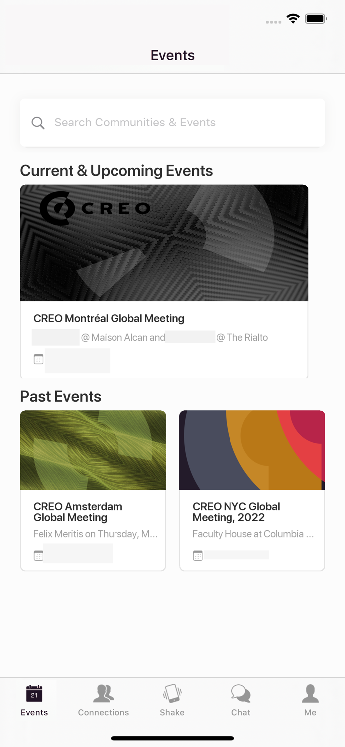 CREO Global Meeting