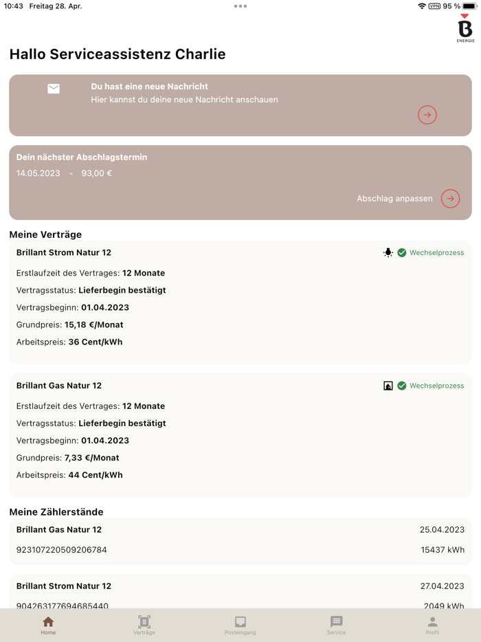 Brillant Energie. Strom and mehr