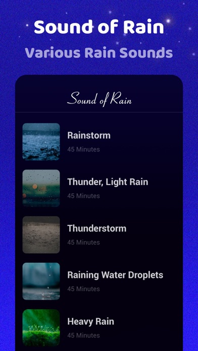 Deep Sleep: relaxing sounds Screenshot