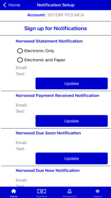 Norwood Light/Broadband Screenshot