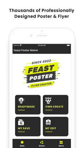 Game screenshot FEAST - Festival Poster Maker apk