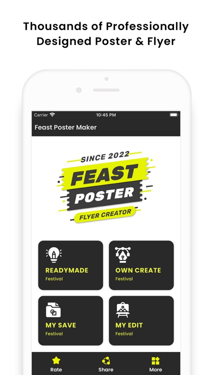 FEAST - Festival Poster Maker